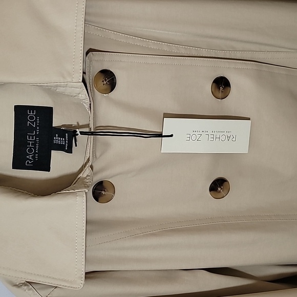 Rachel Zoe Double-Breasted Trench Coat - Picture 4 of 9